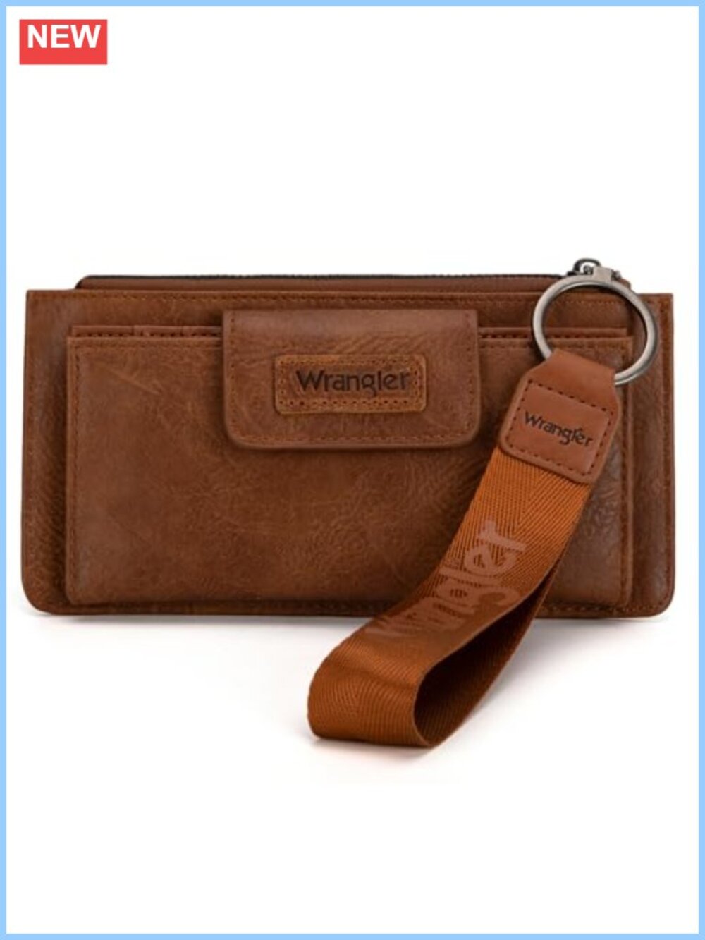 Wrangler RFID Wristlet Wallet Clutch Card Case Coin Purse Minimalist